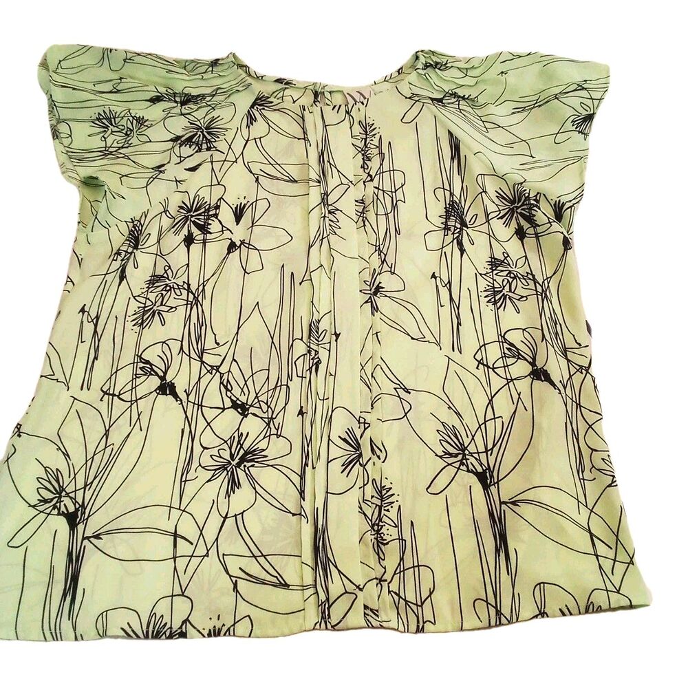 Women's Worthington Mint Green Blouse Size Medium Petite New W Tags